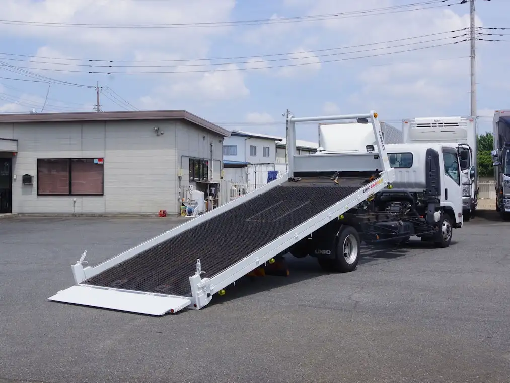 いすゞ エルフ 小型 車両重機運搬 ラジコン ウインチの中古トラック画像6