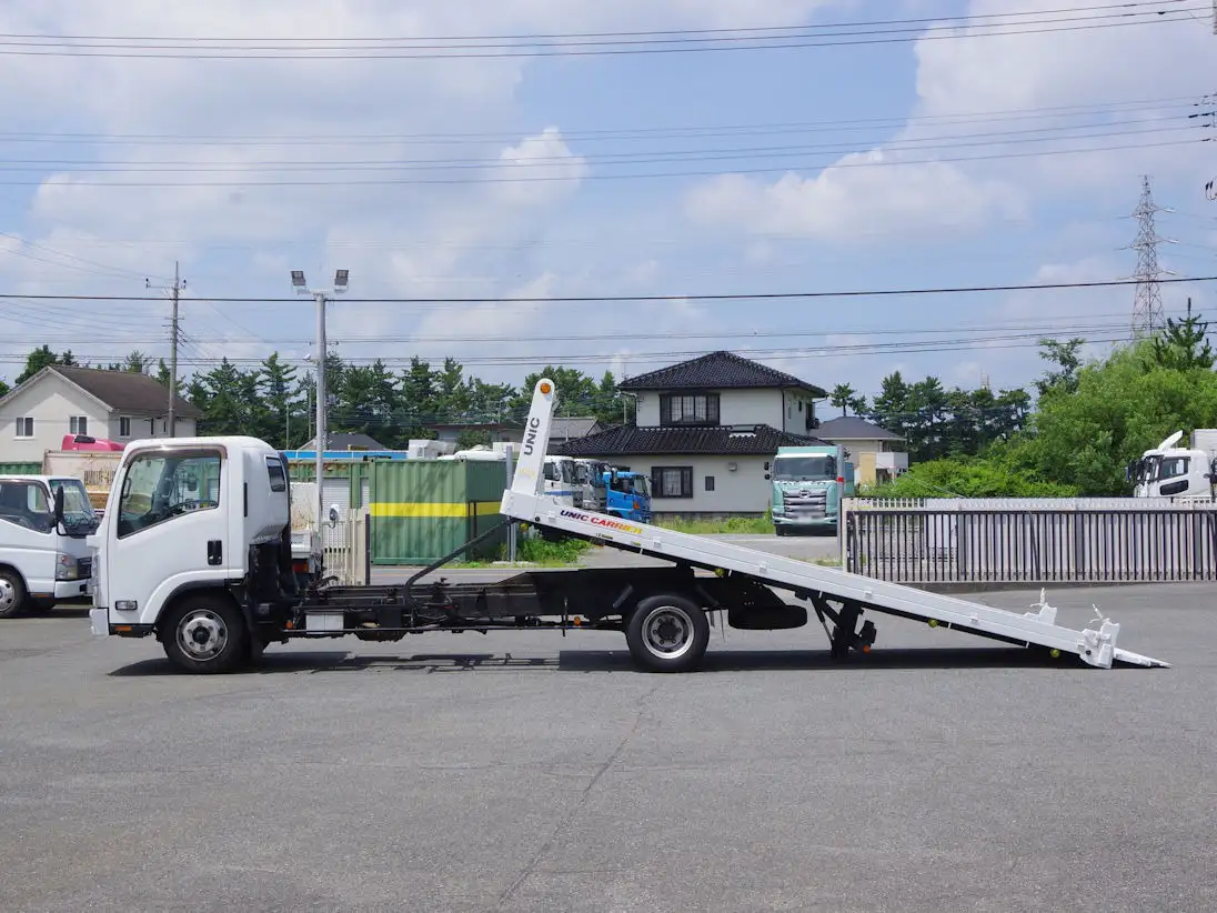 いすゞ エルフ 小型 車両重機運搬 ラジコン ウインチの中古トラック画像5