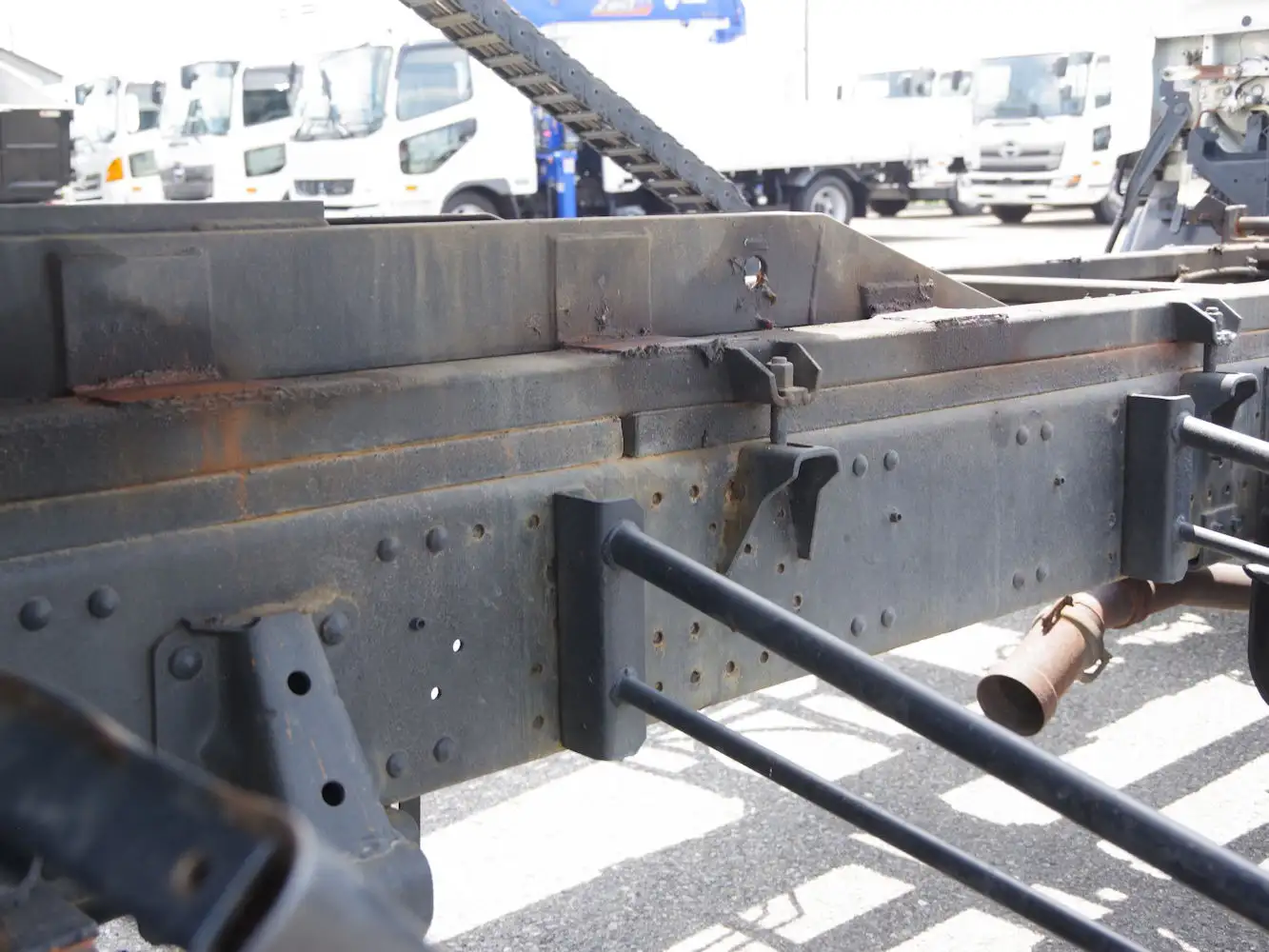 いすゞ エルフ 小型 車両重機運搬 ラジコン ウインチの中古トラック画像18