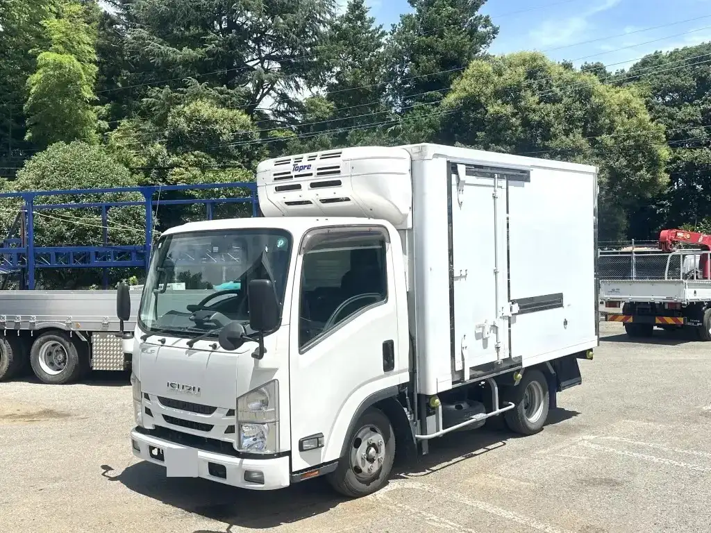 いすゞ エルフ 小型 冷凍冷蔵 低温 床アルミの中古トラック画像1