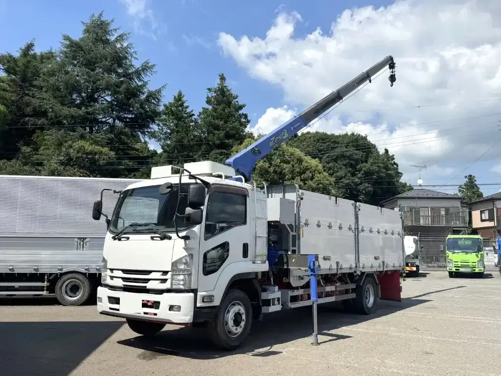 いすゞ フォワード 中型/増トン クレーン付 床鉄板 アルミブロック の中古トラック【車両No.193397】