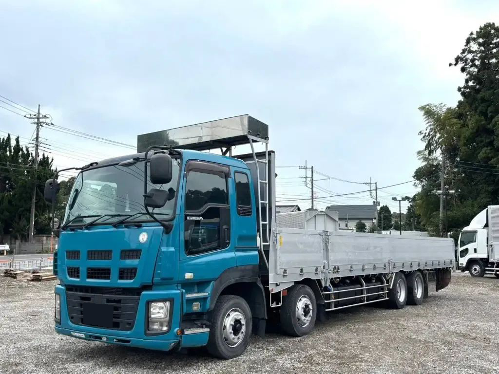 いすゞ ギガ 大型 平ボディ アルミブロック エアサス の中古トラック【車両No.193471】