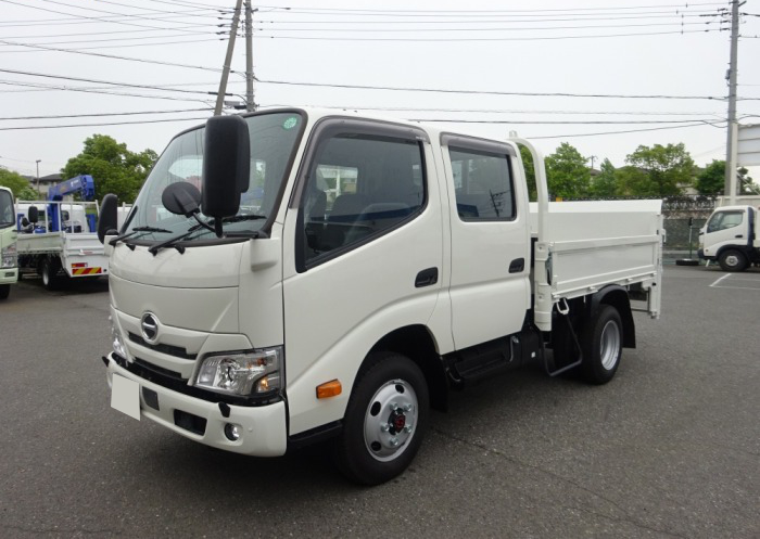 日野 デュトロ 小型 平ボディ Wキャブ 床鉄板 の中古トラック【車両No.183701】
