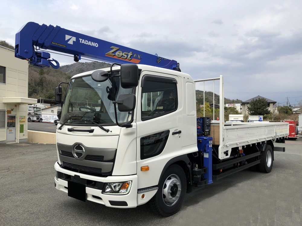 日野 レンジャー 中型/増トン クレーン付 床鉄板 アルミブロック の中古トラック【車両No.115740】