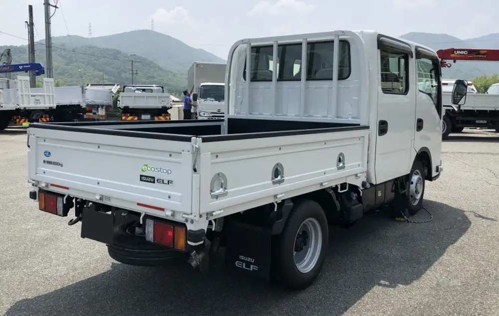 いすゞ エルフ 小型 平ボディ Wキャブ 2TG-NJR88AFの中古トラック画像4