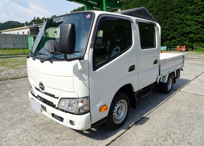 日野 デュトロ 小型 平ボディ アルミブロック TKG-XZC675M の中古トラック【車両No.183130】