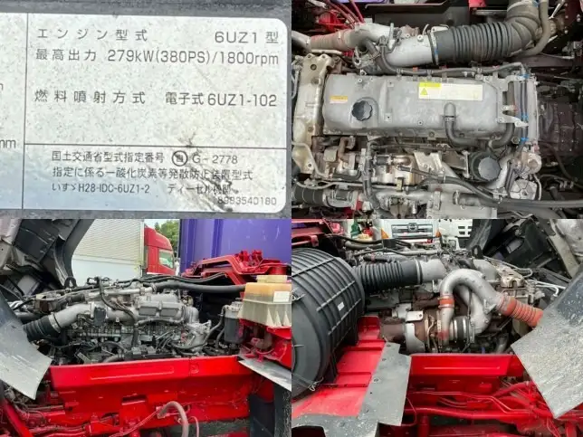 いすゞ ギガ 大型 ウイング ハイルーフ エアサスの中古トラック画像19