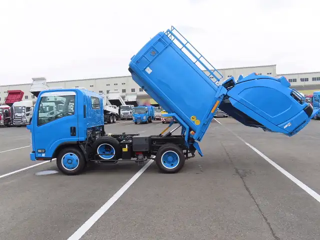 いすゞ エルフ 小型 パッカー車 巻き込み式 回転ダンプ式の中古トラック画像8