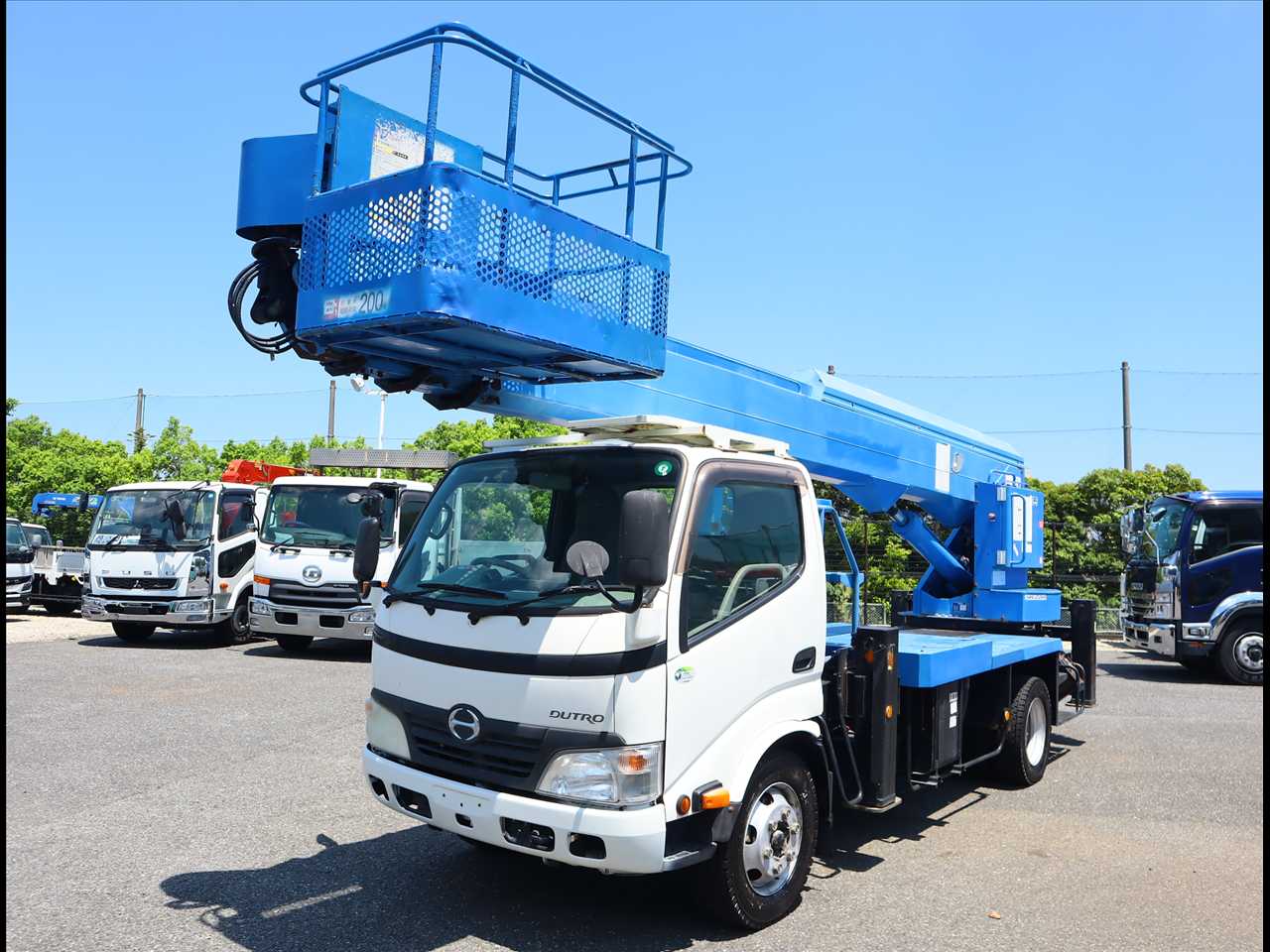 日野 デュトロ 小型 高所・建柱車 高所作業車 BDG-XZU344M改 の中古トラック【車両No.189846】