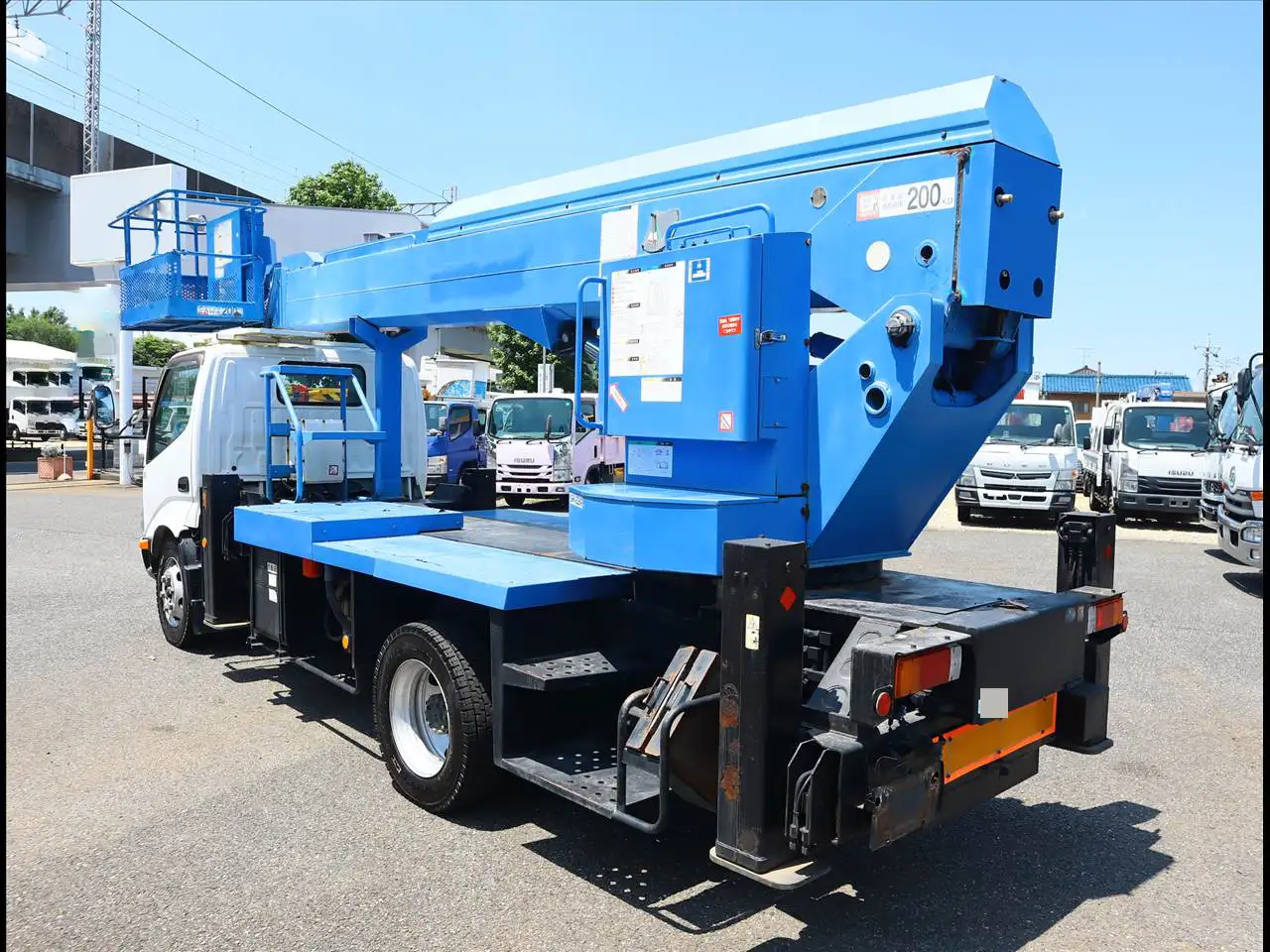 日野 デュトロ 小型 高所・建柱車 高所作業車 BDG-XZU344M改の中古トラック画像4
