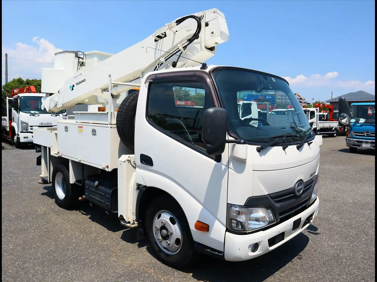 日野 デュトロ 小型 高所・建柱車 高所作業車 電工仕様の中古トラック画像2