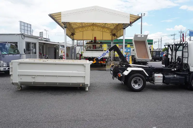日野 デュトロ 小型 アームロール コンテナ付き ツインホイストの中古トラック画像5