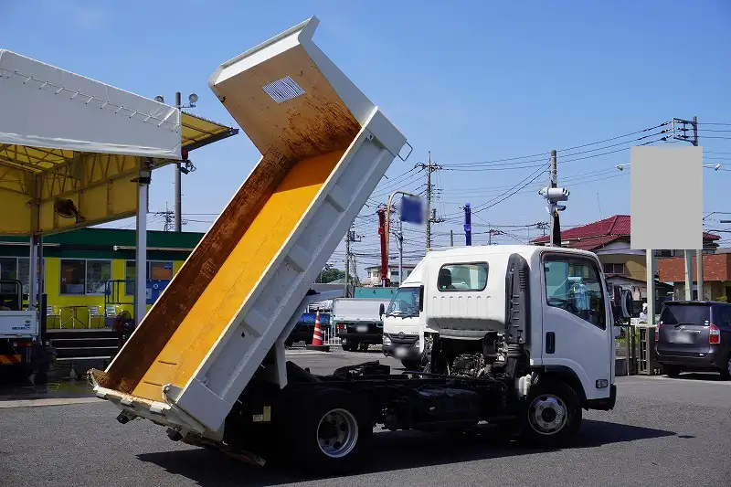いすゞ エルフ 小型 ダンプ ローダー 強化の中古トラック画像4