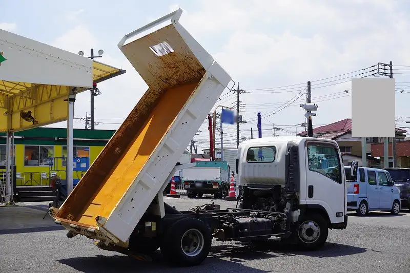 いすゞ エルフ 小型 ダンプ ローダー 強化の中古トラック画像4
