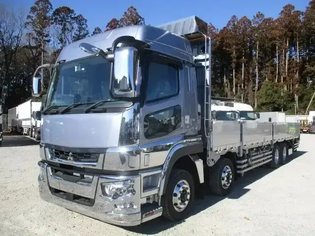三菱 スーパーグレート 大型 平ボディ ハイルーフ アルミブロック の中古トラック【車両No.193725】