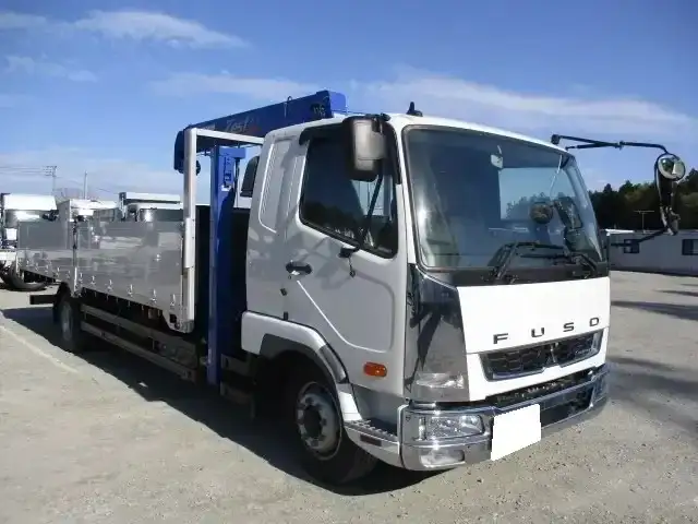 三菱 ファイター 中型/増トン 車両重機運搬 4段クレーン ラジコンの中古トラック画像2