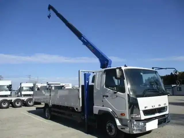 三菱 ファイター 中型/増トン 車両重機運搬 4段クレーン ラジコンの中古トラック画像7