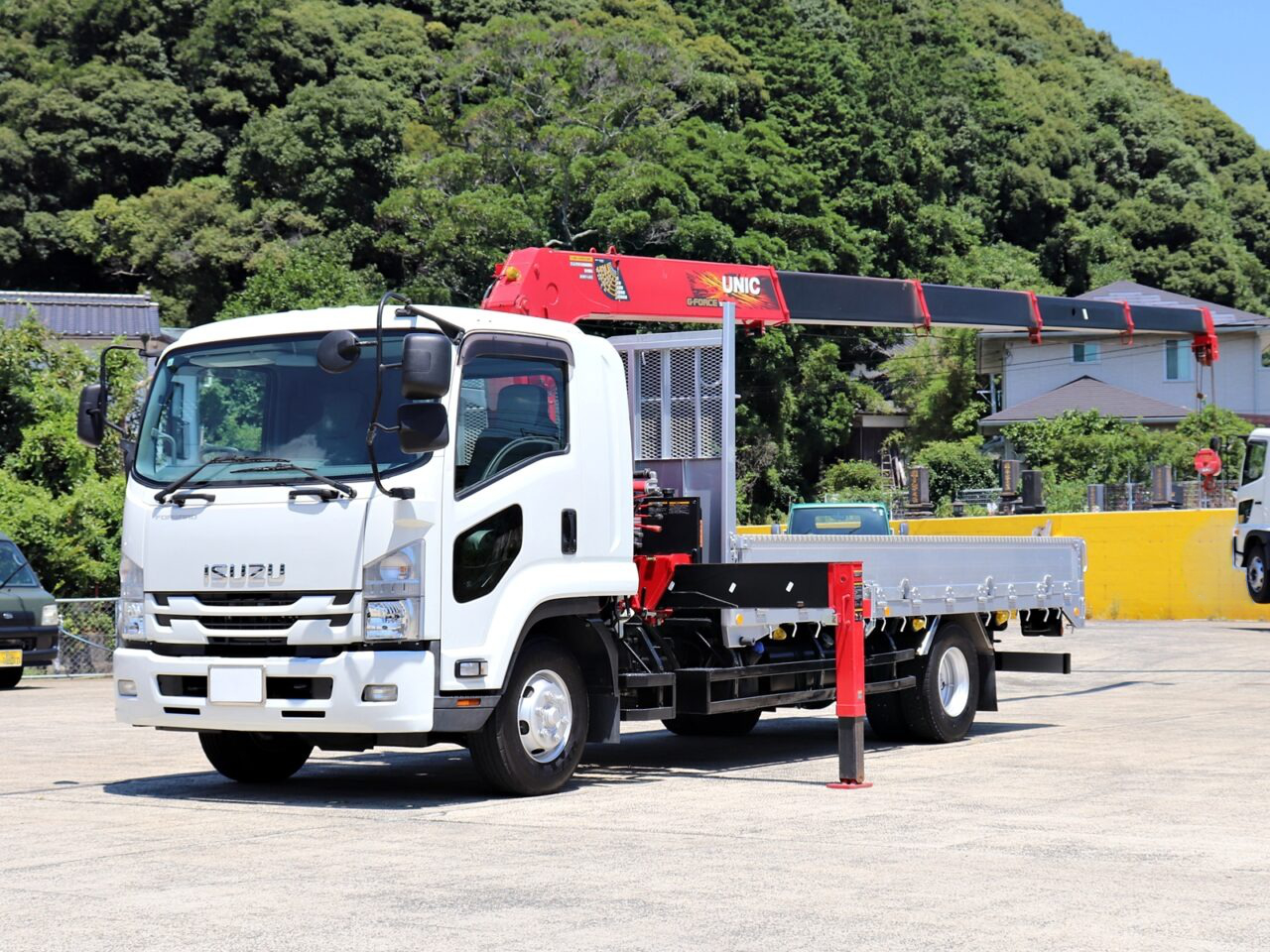 三菱 ファイター 中型/増トン クレーン付 床鉄板 アルミブロック の中古トラック【車両No.191055】