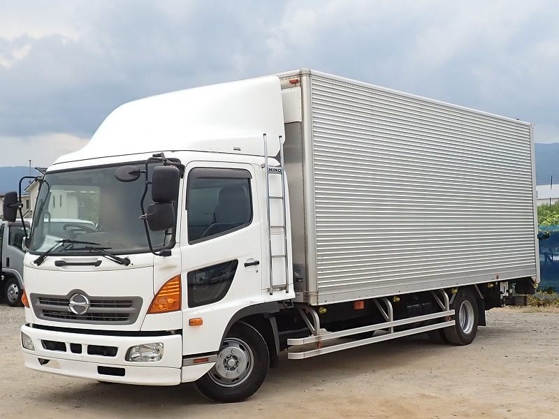 日野 レンジャー 中型/増トン アルミバン パワーゲート 床鉄板 の中古トラック【車両No.180274】