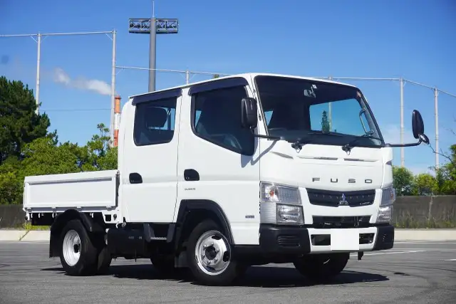 三菱 キャンター 小型 平ボディ Wキャブ TPG-FBA00の中古トラック画像2
