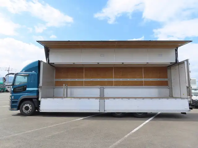 三菱 スーパーグレート 大型 ウイング エアサス ベッドの中古トラック画像7
