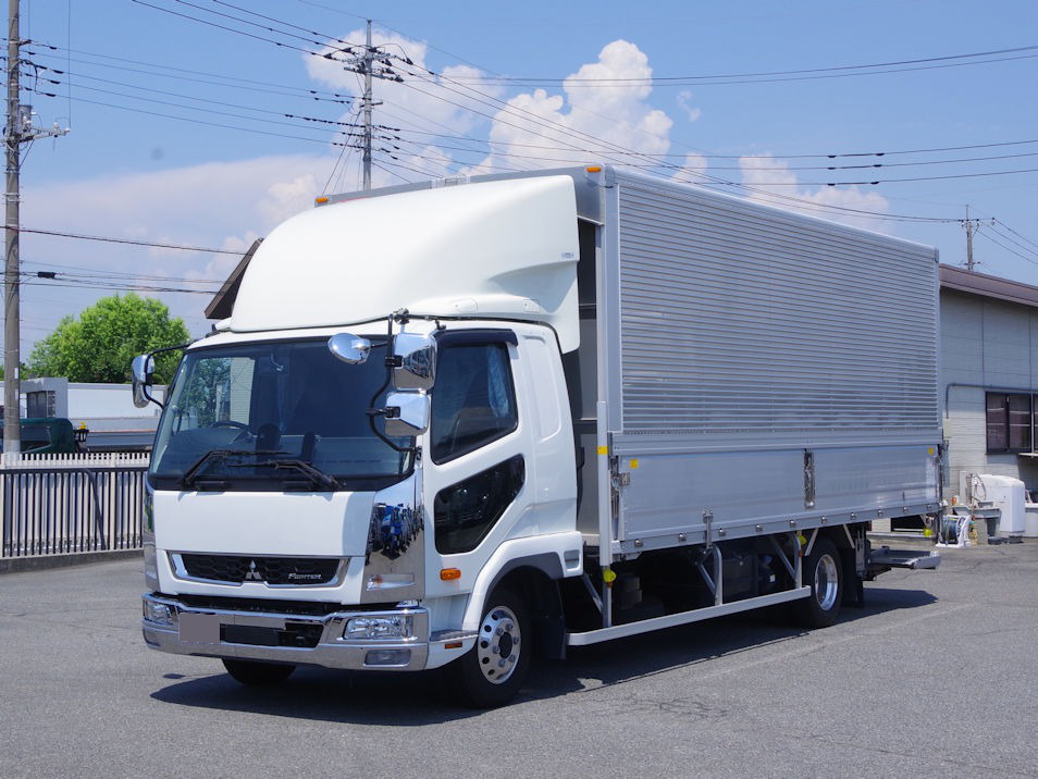 三菱 ファイター 中型/増トン ウイング パワーゲート ベッド の中古トラック【車両No.115614】