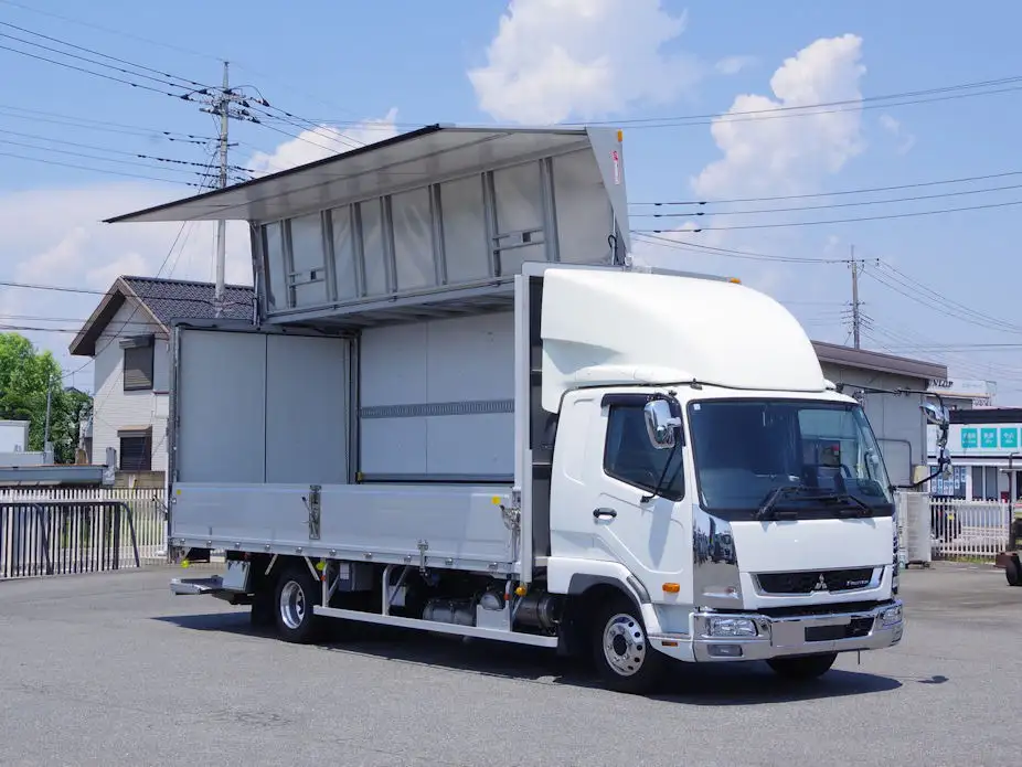 三菱 ファイター 中型/増トン ウイング パワーゲート エアサスの中古トラック画像4