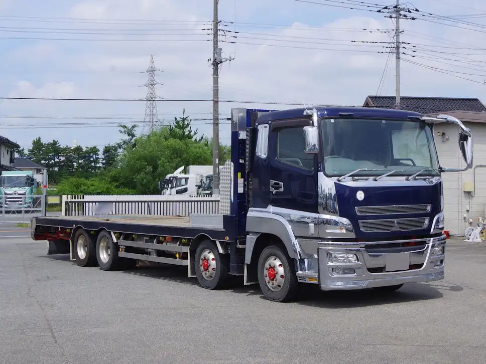 三菱 スーパーグレート 大型 車両重機運搬 ラジコン ウインチの中古トラック画像2