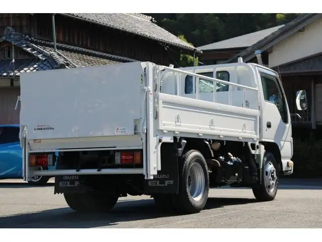 いすゞ エルフ 小型 平ボディ パワーゲート 床鉄板の中古トラック画像2