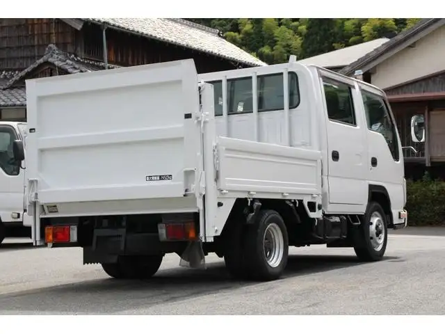 いすゞ エルフ 小型 平ボディ Wキャブ パワーゲートの中古トラック画像2