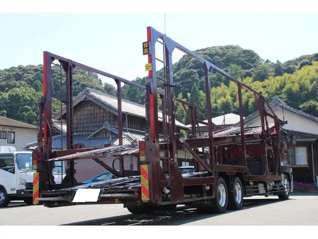 三菱 スーパーグレート 大型 車両重機運搬 エアサス ベッドの中古トラック画像2