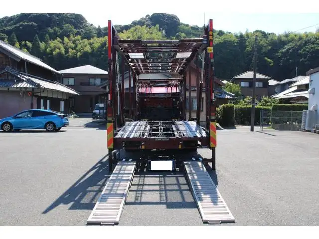 三菱 スーパーグレート 大型 車両重機運搬 エアサス ベッドの中古トラック画像3
