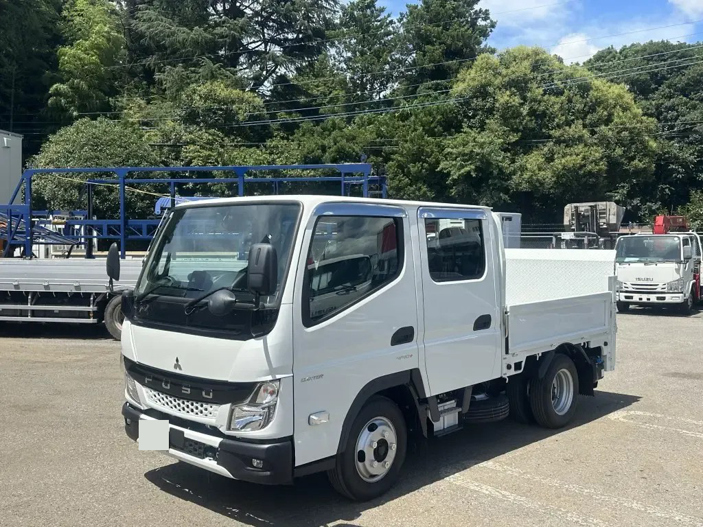 三菱 キャンター 小型 平ボディ 幌 カスタム の中古トラック【車両No.180449】