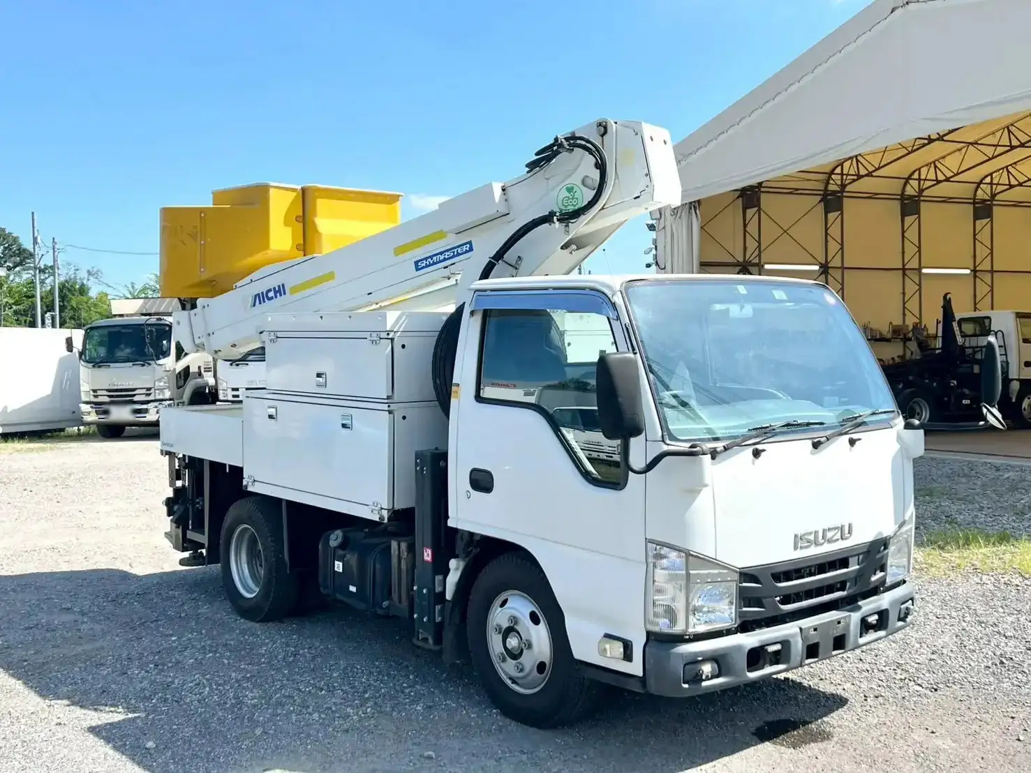 いすゞ エルフ 小型 高所・建柱車 高所作業車 電工仕様の中古トラック画像2