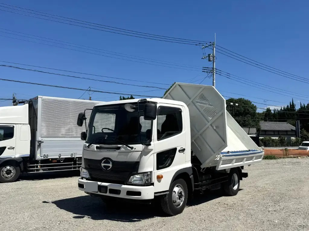 日野 レンジャー 中型/増トン ダンプ 土砂禁 ステンレス張り の中古トラック【車両No.174771】