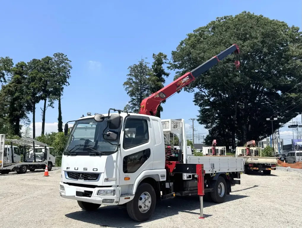 三菱 ファイター 中型/増トン クレーン付 アルミブロック 4段 の中古トラック【車両No.181716】