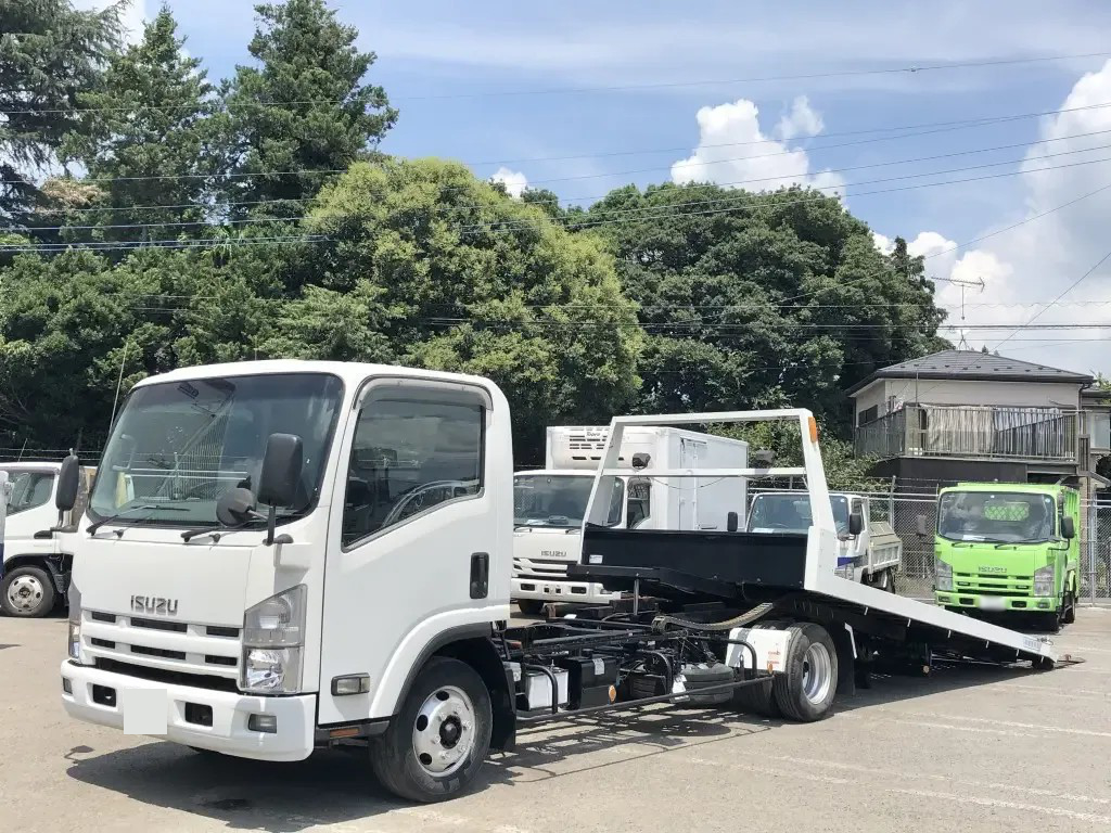 いすゞ エルフ 小型 車両重機運搬 ラジコン ウインチ の中古トラック【車両No.189574】
