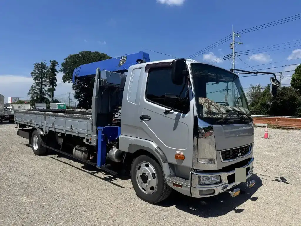 三菱 ファイター 中型/増トン クレーン付 床鉄板 5段の中古トラック画像2