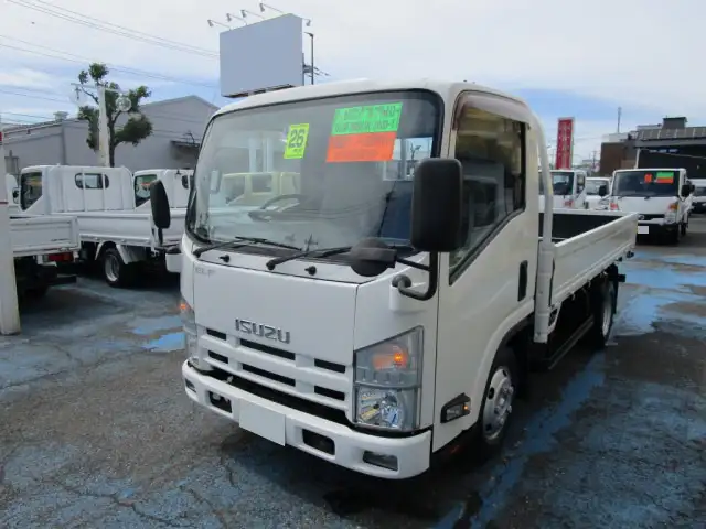 いすゞ エルフ 小型 平ボディ TKG-NMR85R H26の中古トラック画像1
