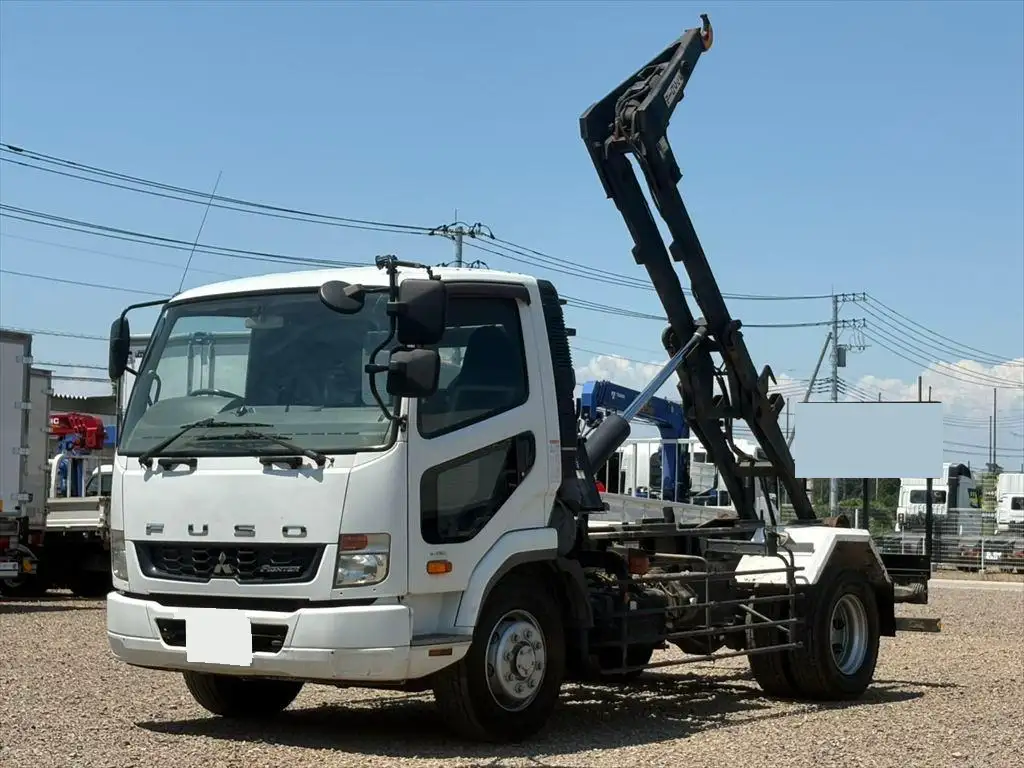三菱 ファイター 中型/増トン アームロール シングルホイスト QKG-FK72FZ の中古トラック【車両No.193895】