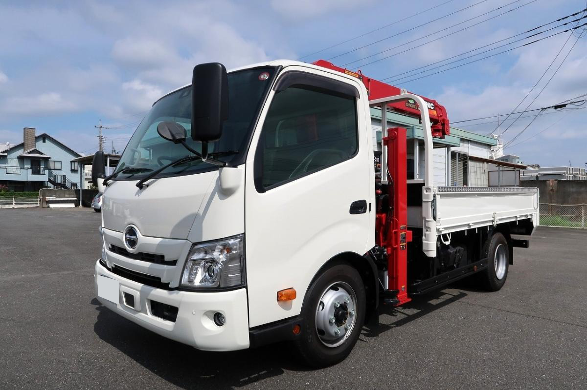 日野 デュトロ 小型 車両重機運搬 3段クレーン ラジコン の中古トラック【車両No.185298】