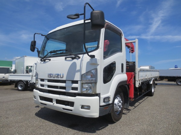 いすゞ フォワード 中型/増トン クレーン付 アルミブロック 3段 の中古トラック【車両No.116848】