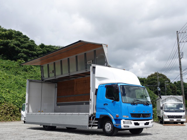 三菱 ファイター 中型/増トン ウイング パワーゲート エアサス の中古トラック【車両No.185748】