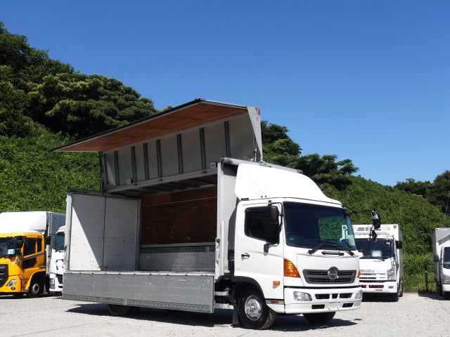 日野 レンジャー 中型/増トン ウイング パワーゲート エアサス の中古トラック【車両No.180713】