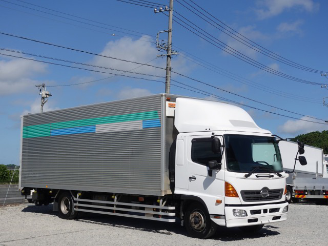 日野 レンジャー 中型/増トン アルミバン パワーゲート エアサス の中古トラック【車両No.178309】