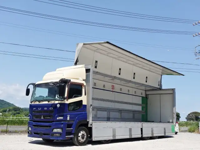 三菱 スーパーグレート 大型 ウイング パワーゲート エアサス の中古トラック【車両No.194005】