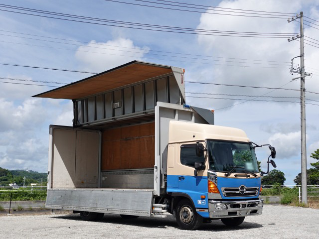 日野 レンジャー 中型/増トン ウイング パワーゲート エアサス の中古トラック【車両No.180713】
