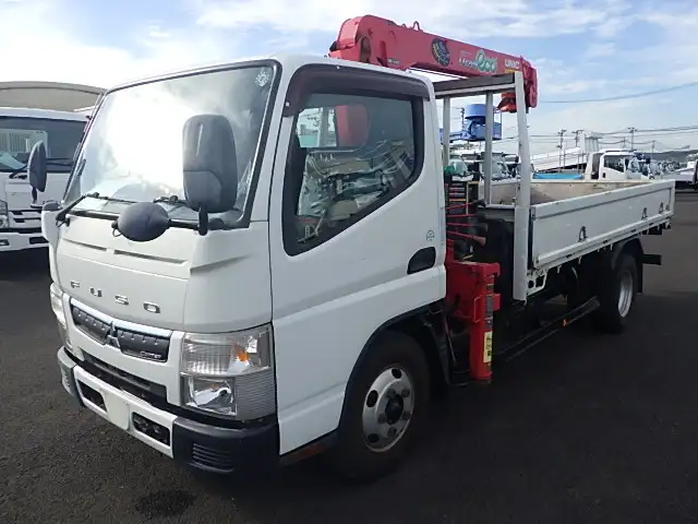 三菱 キャンター 小型 クレーン付 3段 ラジコン の中古トラック【車両No.194038】