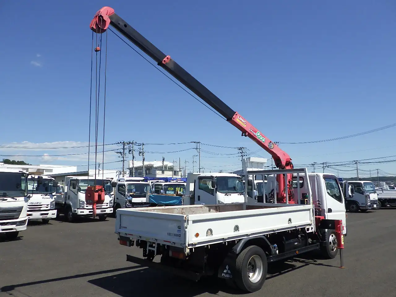 三菱 キャンター 小型 クレーン付 3段 ラジコンの中古トラック画像6