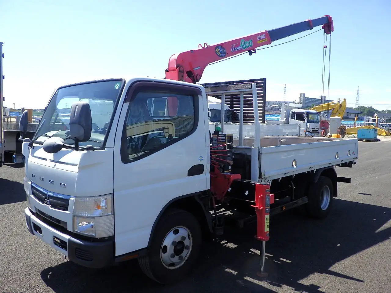 三菱 キャンター 小型 クレーン付 3段 ラジコンの中古トラック画像5
